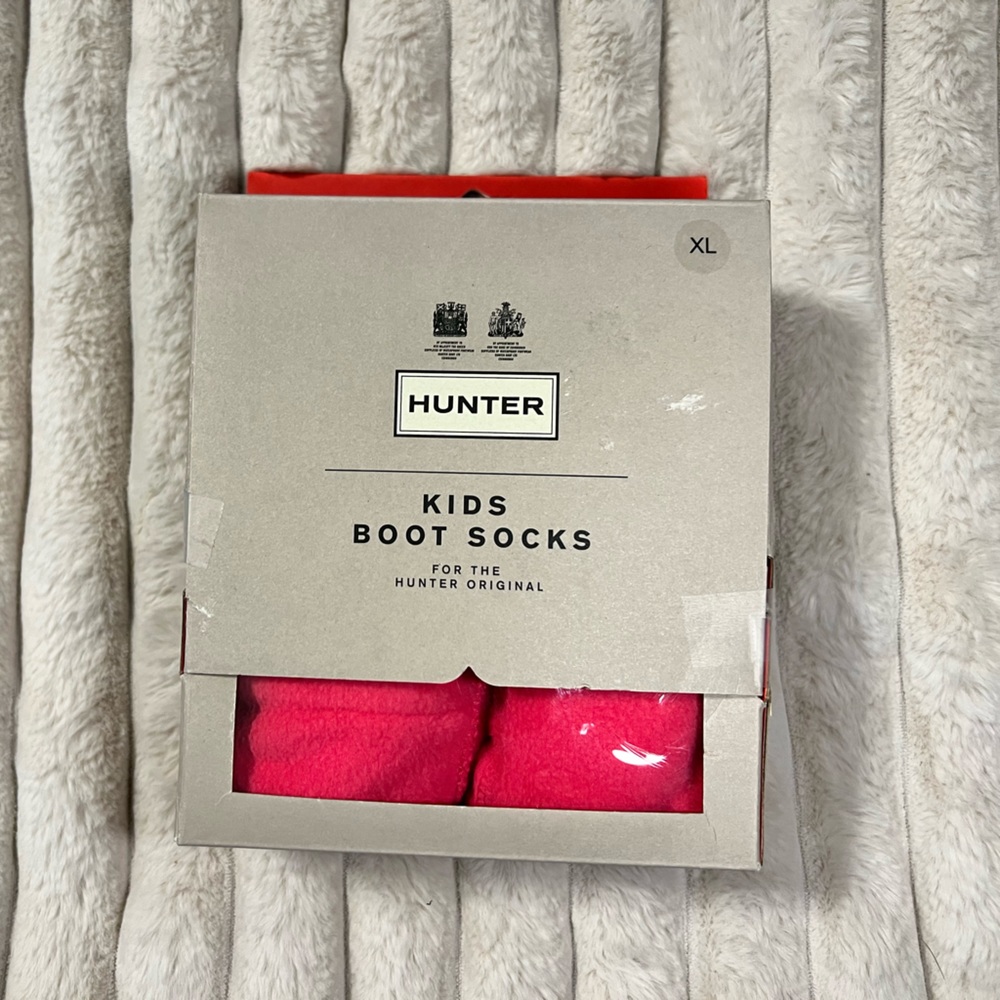 Hunter Boot Socks Fuchsia - Kid’s XL